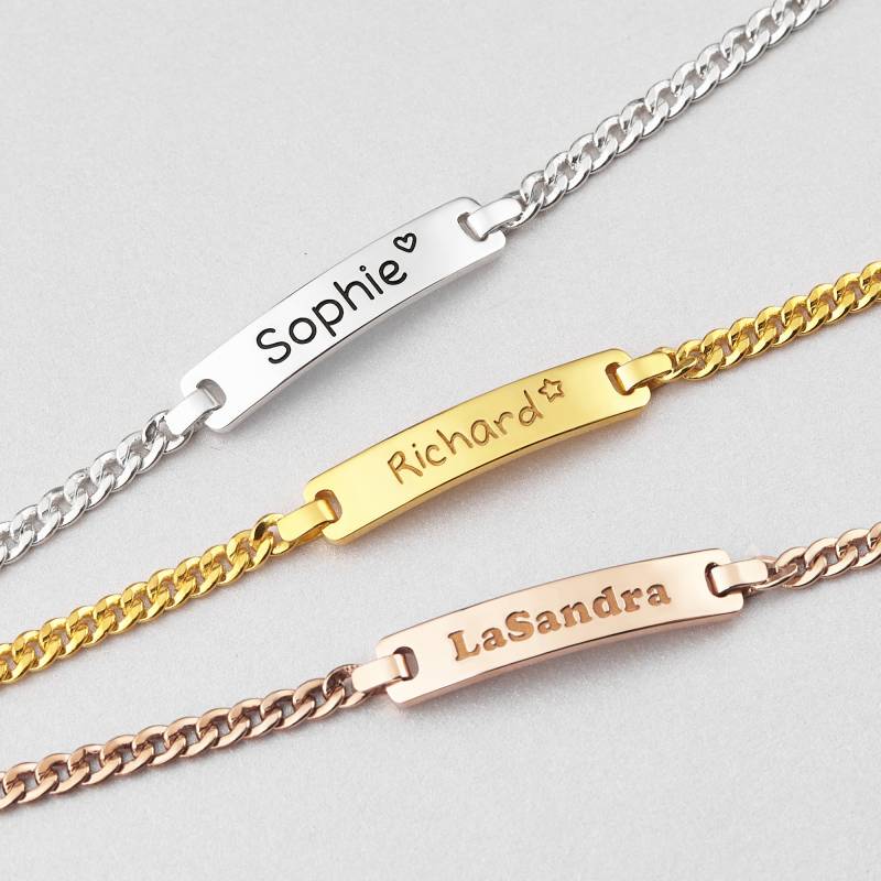 Baby Namen Armband Kleinkind Benutzerdefinierte Kinder Id Mädchen Weihnachtsgeschenke Für Geschenk Jungen von CentimeGift