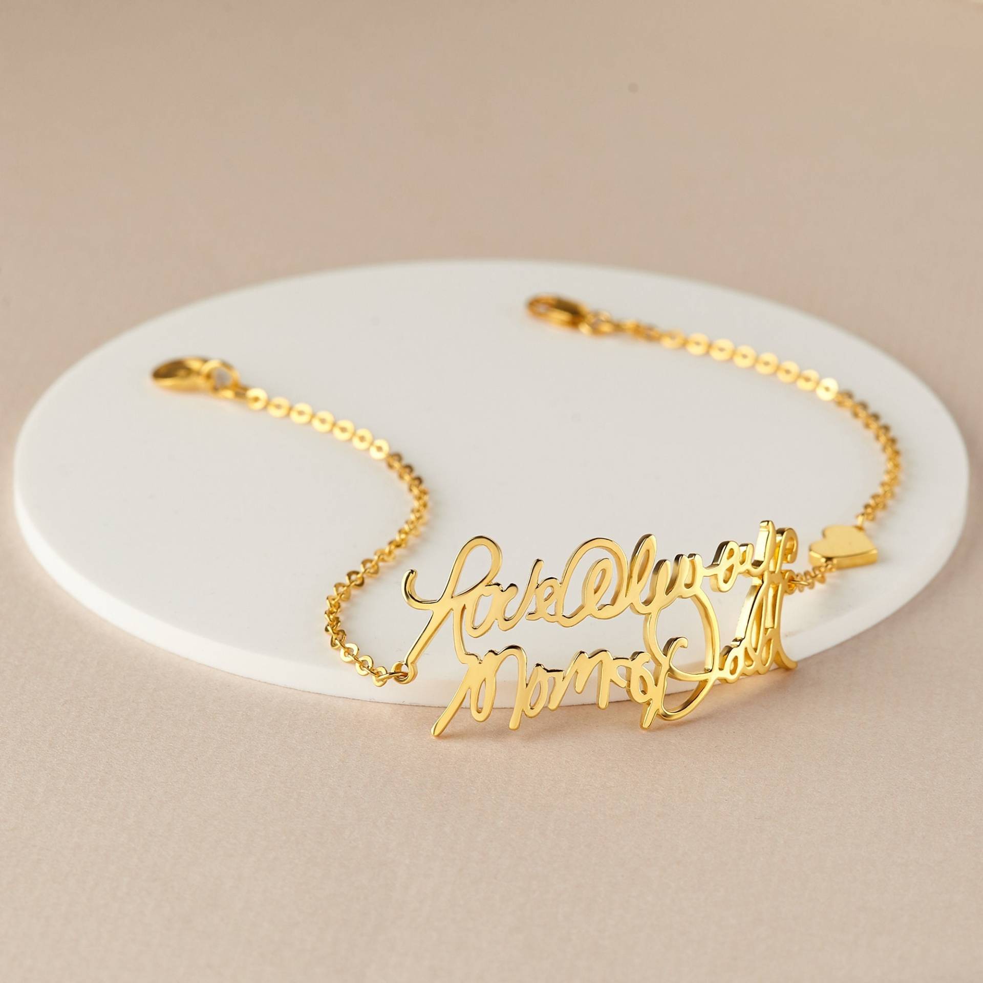 Handgeschriebenes Geschenk Armband Mit Unterschrift Benutzerdefinierte Signatur Echte Handschrift Mutter Sympathie Geschenke von CentimeGift