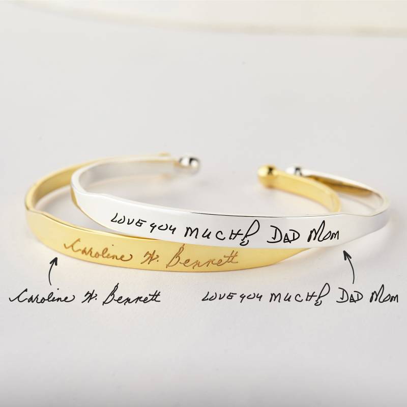 Silber Handschrift Armband, Handgeschriebener Schmuck, Trauerarmband, Gedenkweihnachtsgeschenk, Verlust Der Mutter Geschenk, Erinnern Sie Sich An von CentimeGift