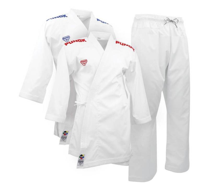 Century Martial Arts Karateanzug PUNOK WKF Wettkampf Kumite Uniform 3 Teile Set [1] 150 cm von Century Martial Arts