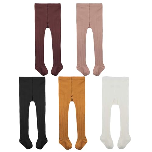 Century Star Baby Strumpfhose aus Baumwolle für Jungen und Mädchen Schwarz, weiß, gelb, rosa, tiefviolett 0-6 Monate von Century Star