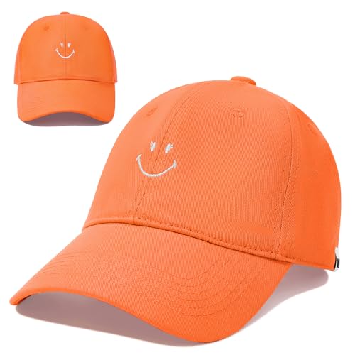 Century Star Baseballkappe für Herren und Damen Stylische Basecap Herren Kappe Damen für jeden Anlass Unisex Sonnenmütze Orange von Century Star