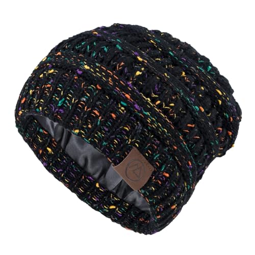 Century Star Mütze Damen Wintermütze Beanie Damen - Warm, weich und ohrenbedeckend Schwarze Farbmischung Century Star Mütze Damen Wintermütze Beanie Damen - Warm, weich und ohrenbedeckend Schwarze Farbmischung von Century Star