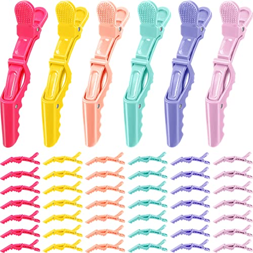 50 Pcs Alligator Hair Clips Hair Sectioning Clips Professional Alligator Clips Bulk for Hair Salon Hair Styling Clips Non Slip Crocodile Clip for Women Girls Hair Accessories() von Jexine