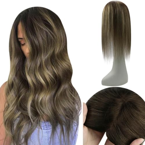 Haaraufsätze 10-18" glatte Haarteile aus Echthaar for Frauen, 13 × 13 cm, großflächige Kunstkopfhaut, Mono-Basis-Haarteile mit 4 Clips, handgebundene brasilianische Haarteile Perückenaufsätze für dünn Haaraufsätze 10-18" glatte Haarteile aus Echthaar for Frauen, 13 × 13 cm, großflächige Kunstkopfhaut, Mono-Basis-Haarteile mit 4 Clips, handgebundene brasilianische Haarteile Perückenaufsätze für dünn von Cenz-888