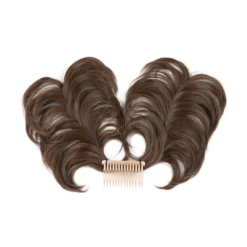 Haarknoten Synthetisches, unordentliches Dutt-Haarteil, seitlicher Kamm, Clip-in-Haarknoten, natürlich, gerade, vielseitig, verstellbare Stile, Haarteil for Frauen Haarknotenstücke für Frauen(Medium B Haarknoten Synthetisches, unordentliches Dutt-Haarteil, seitlicher Kamm, Clip-in-Haarknoten, natürlich, gerade, vielseitig, verstellbare Stile, Haarteil for Frauen Haarknotenstücke für Frauen(Medium B von Cenz-888