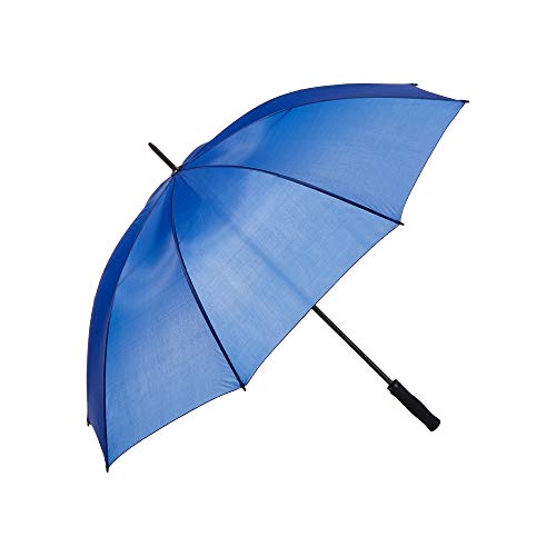 Cepewa Regenschirm Ø128cm blau Gästeschirm Stockschirm Schirm Regen Wetter (blau) von Cepewa