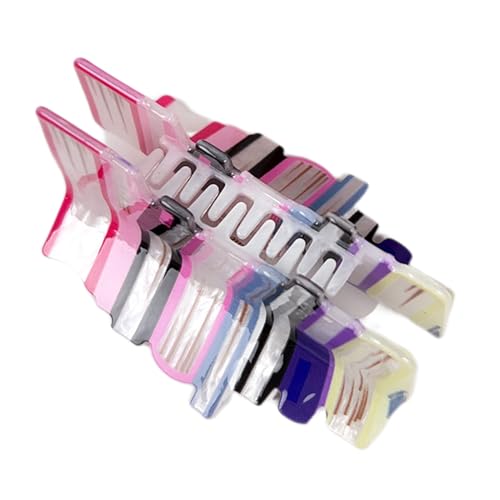 Ceprznvey Buchförmige Haarclips - Acryl Buchförmige Haarklammer Für Frauen - Leichtgewicht Haarschmuck Farbenfroh Design Für Pferdeschwanz Alltag Reisen Indoor Outdoor von Ceprznvey