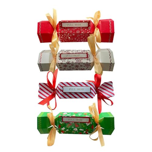Holiday Games, Christmas Cash Box, Funny Pull Money Box Candy Shape, Set of 4 Merry Christmas Money Box Cash Pull Boxes for Home Decorations, Holiday Cash Box, 22 x 5 x 5 cm Holiday Games, Christmas Cash Box, Funny Pull Money Box Candy Shape, Set of 4 Merry Christmas Money Box Cash Pull Boxes for Home Decorations, Holiday Cash Box, 22 x 5 x 5 cm von Ceprznvey