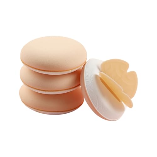 Makeup Powder Puff, Foundation Beauty Sponge, Round Cosmetic Tool, Skin-Friendly Soft Texture Easy to Clean Reusable Lightweight Portable for Women, Skin Color Makeup Powder Puff, Foundation Beauty Sponge, Round Cosmetic Tool, Skin-Friendly Soft Texture Easy to Clean Reusable Lightweight Portable for Women, Skin Color von Ceprznvey