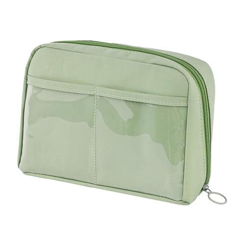 Pencil Pouch, Pen Storage Bag, Wide Opening with Handle Portable Stationery Organizer for Middle and Primary School, 8.46x5.91x2.17 Inches, Polyester Canvas von Ceprznvey