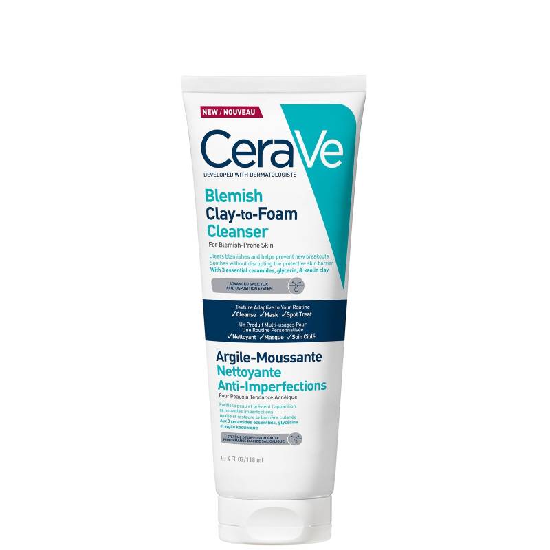 CeraVe Blemish Clay To Foam Cleanser 118ml von CeraVe