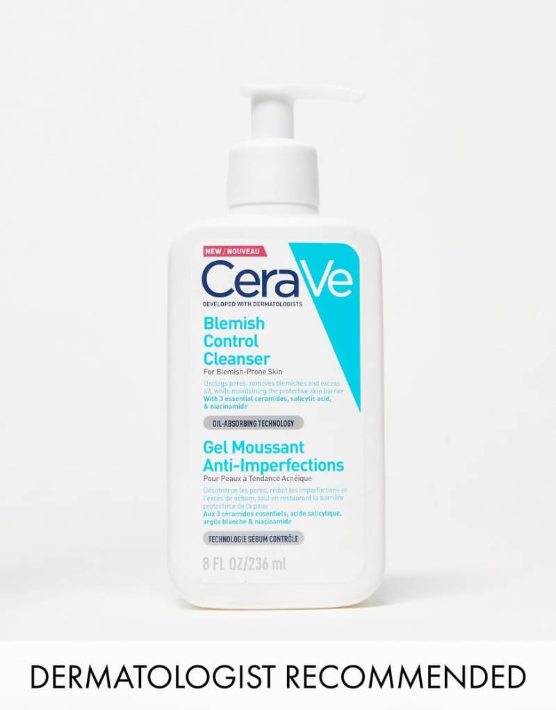 CeraVe - Blemish Control - Reiniger für zu Unreinheiten neigende Haut, 236 ml-Keine Farbe von CeraVe