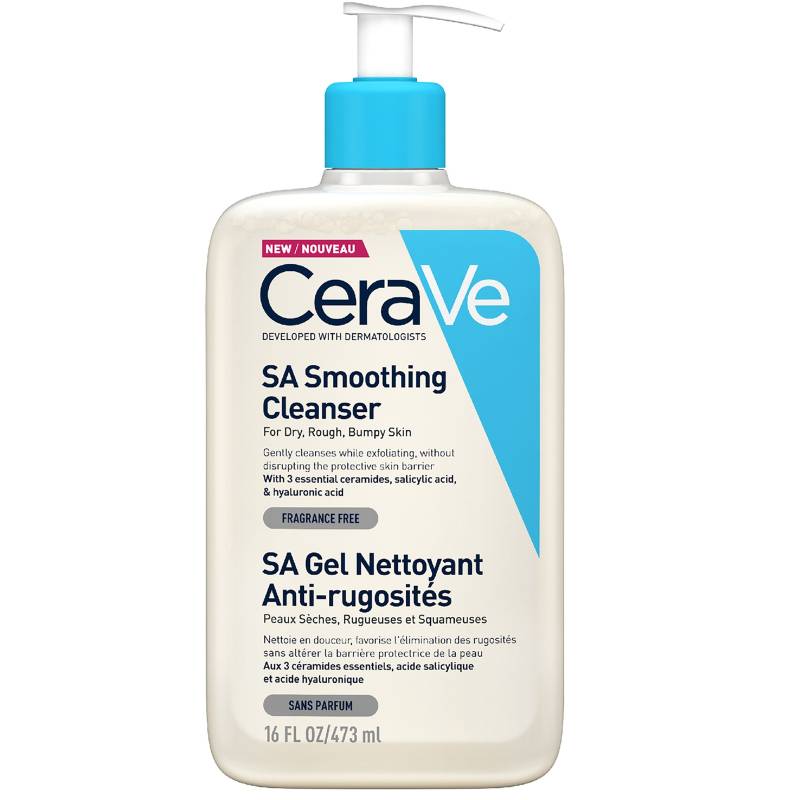 CeraVe SA Smoothing Cleanser with Salicylic Acid for Dry, Rough & Bumpy Skin 473ml von CeraVe