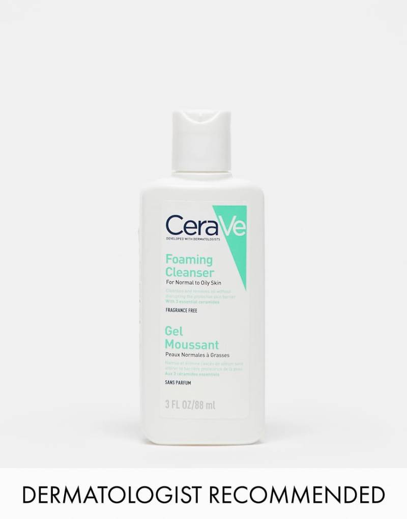 CeraVe - Schäumender Cleanser für fettige Haut in Reisegröße, 88 ml-Keine Farbe von CeraVe