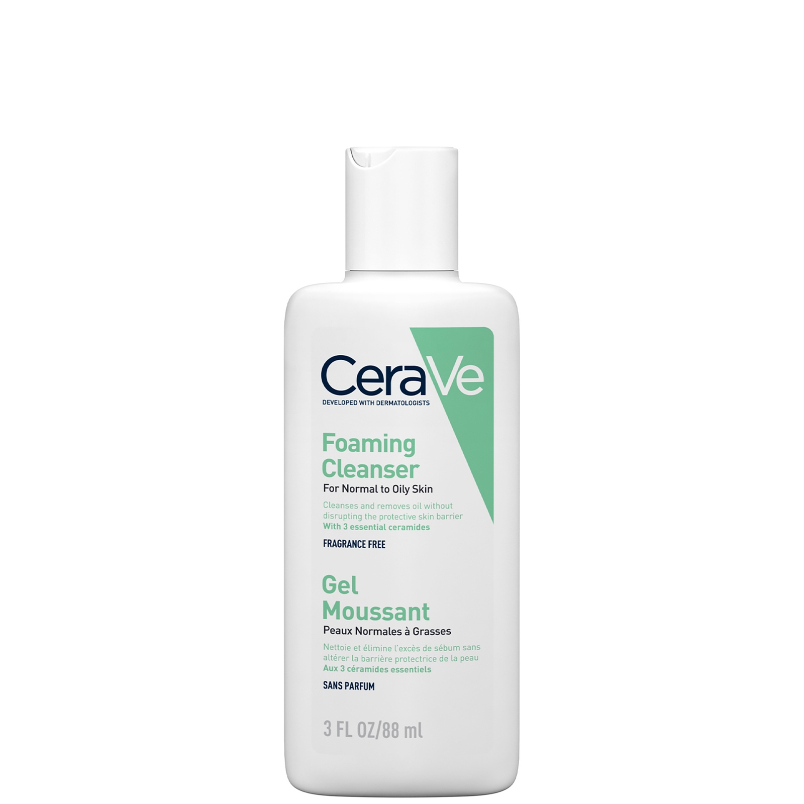 CeraVe Travel Size Foaming Cleanser for Oily Skin 88ml von CeraVe