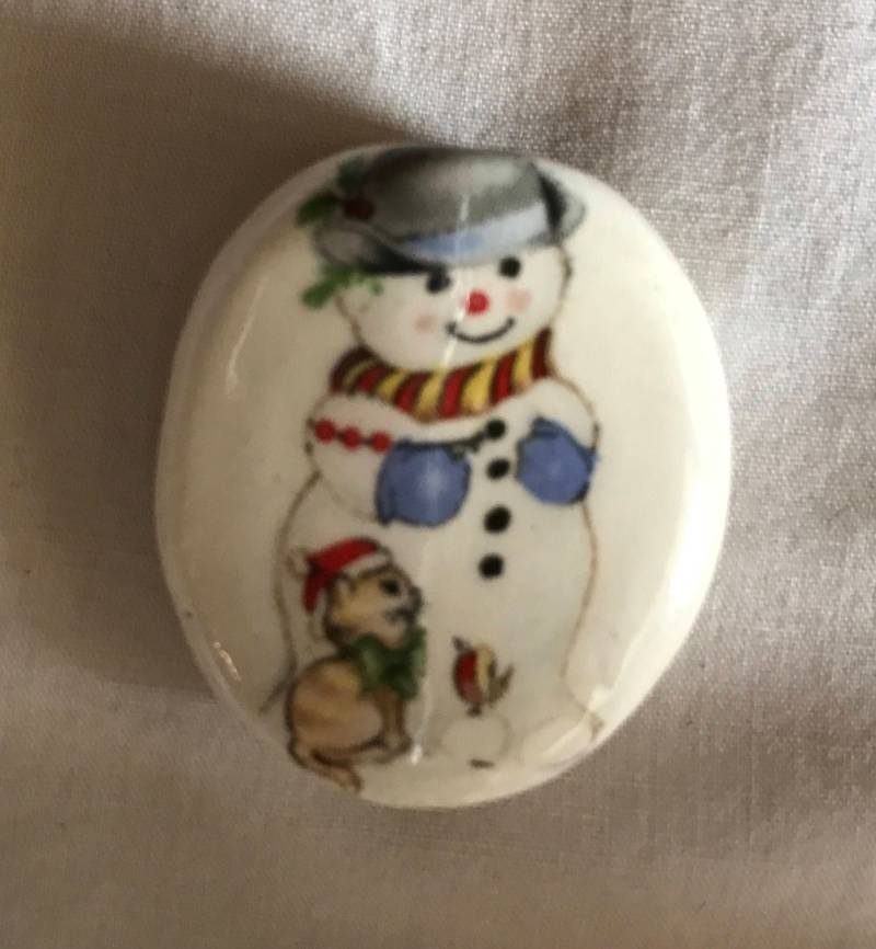 Bogart Keramik Rauchstein Schneemann Design Für Handgerollte Zigaretten Und Kleine Zigarren von CeramicTwistedPipes