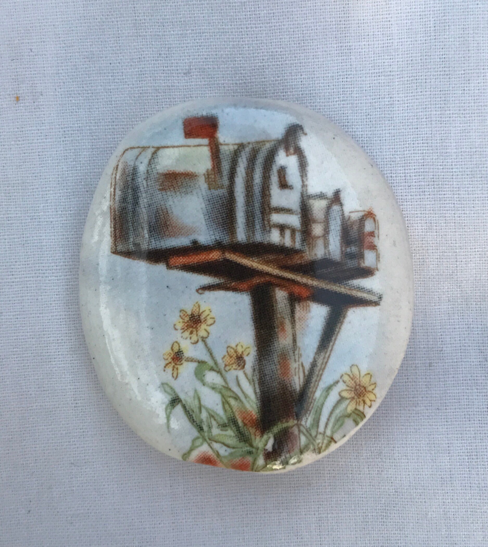 Bogart Keramik Rauchsteinhalter Country Mailbox Design Für Ungefilterte Zigaretten von CeramicTwistedPipes