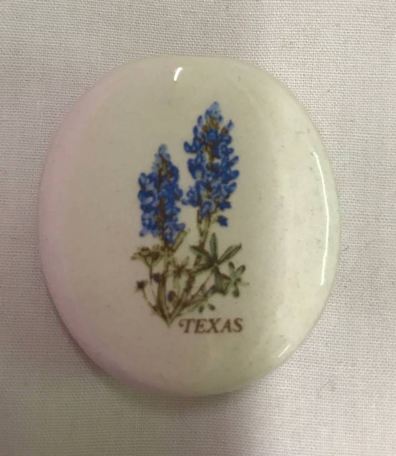 Bogart Keramikrauchstein Texas Bluebonnet Design Für Handgerollte Zigaretten Und Kleine Zigarren von CeramicTwistedPipes