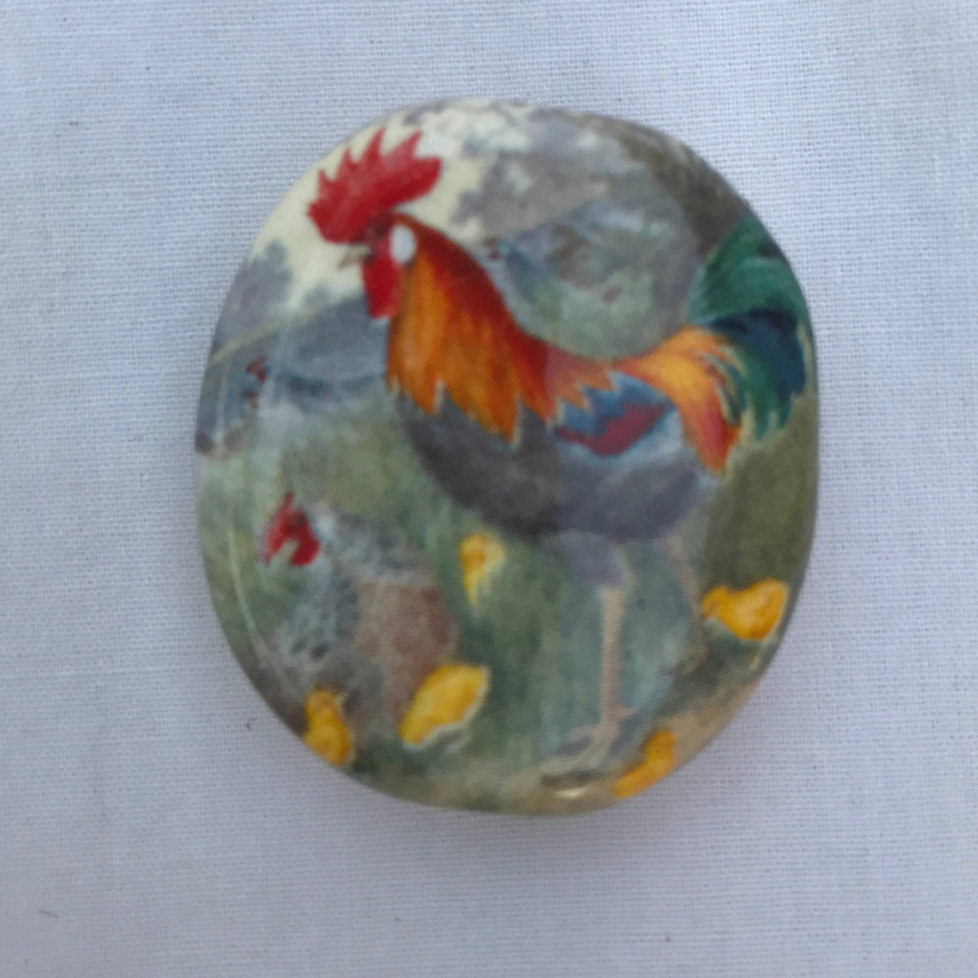 Bogart Rauchsteinhalter Hahn Mit Huhn Und Küken Design von CeramicTwistedPipes