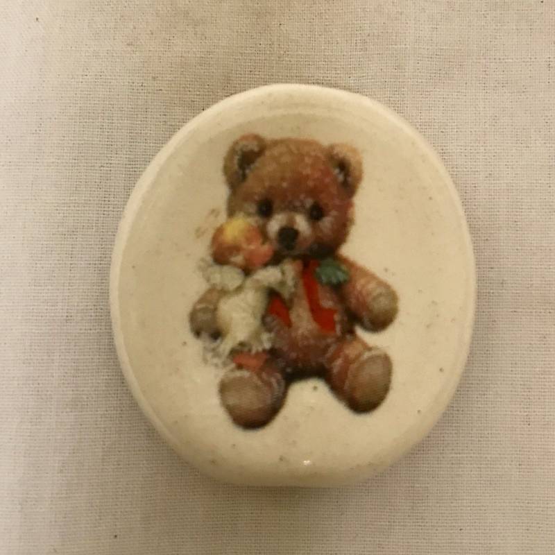 Bogart Rauchsteinhalter Teddybär Und Engel Bogart Rauchsteinhalter Teddybär Und Engel von CeramicTwistedPipes