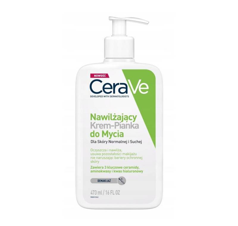 Cerave Körperpflegemittel Feuchtigkeitsspendende Creme-Schaum-Reinigung - Volumen: 473 ml von Cerave