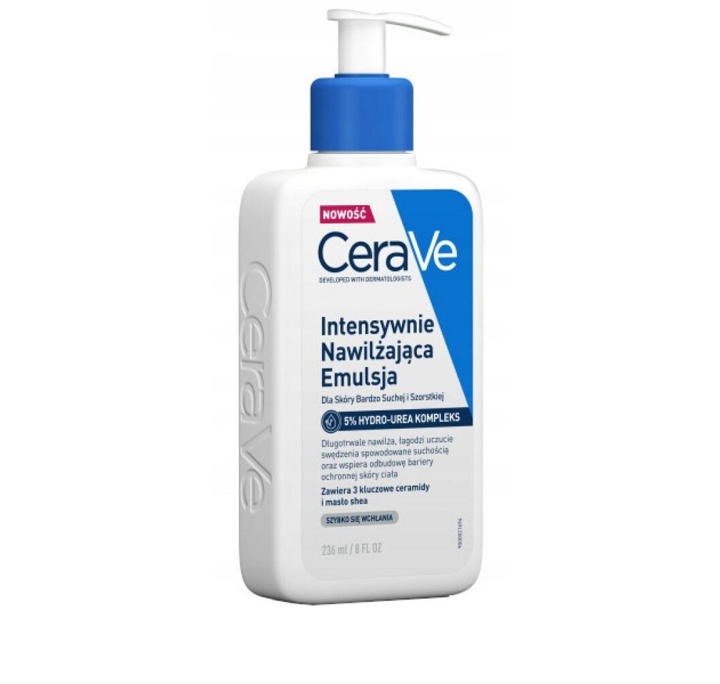 Cerave Körperpflegemittel Intensiv hydratisierende Emulsion - Volumen: 236 ml von Cerave