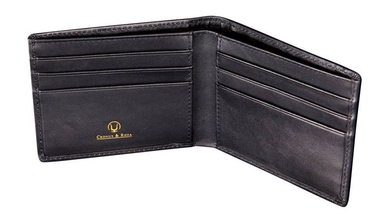 Cerbery Geldscheinklammer Cronus & Rhea - Luxus Geldklammer aus exklusivem Leder (Ladon), Echtleder von Cerbery