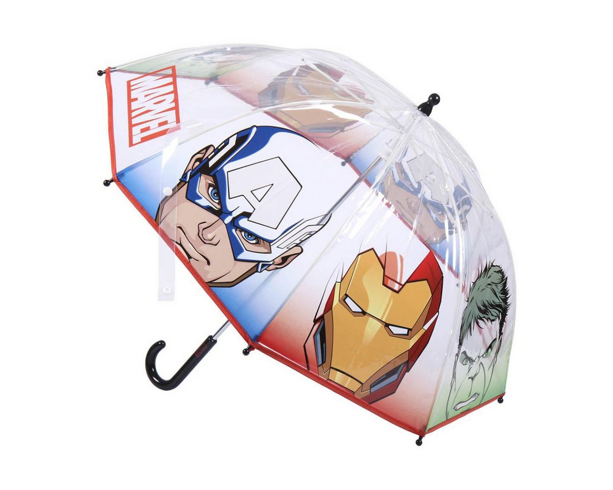 Cerda Angelschirm Avengers Regenschirm ⌀ 71 cm Leichter Kuppel-Schirm für Regenwetter, Komplett durchsichtig von Cerda