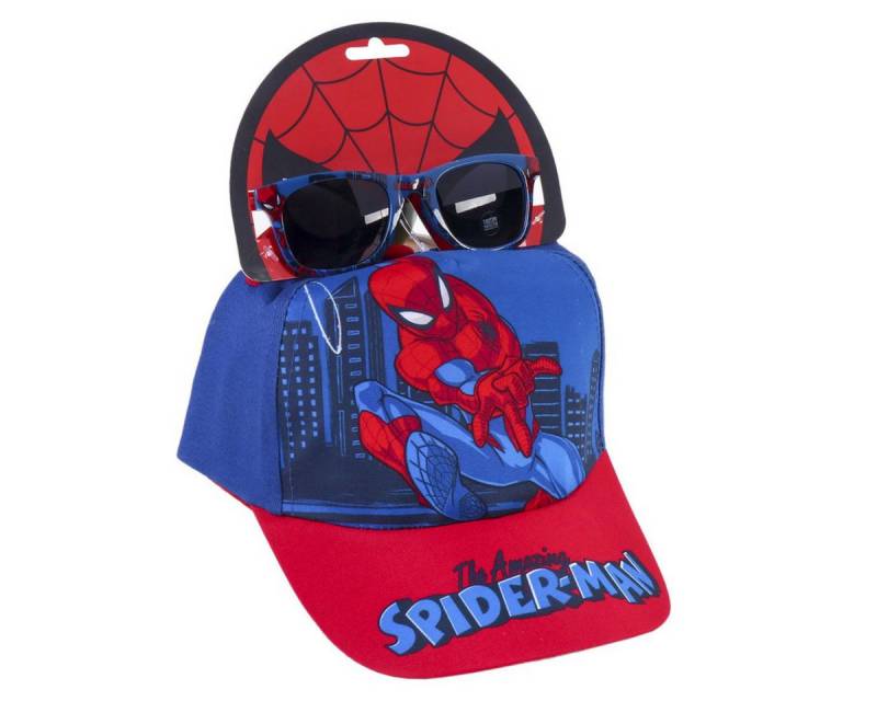 Cerda Baseball Cap Spiderman Kinder-Set – Cap & Sonnenbrille 53 cm mit UV-Schutz von Cerda