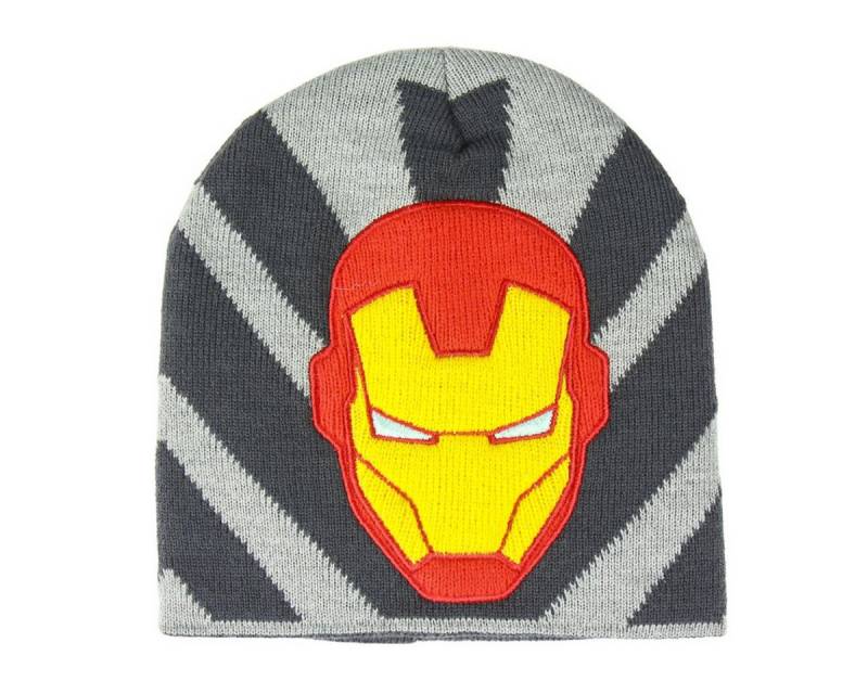 Cerda Beanie Avengers Iron Man Kinder Wintermütze Captain America Strick Beanie von Cerda