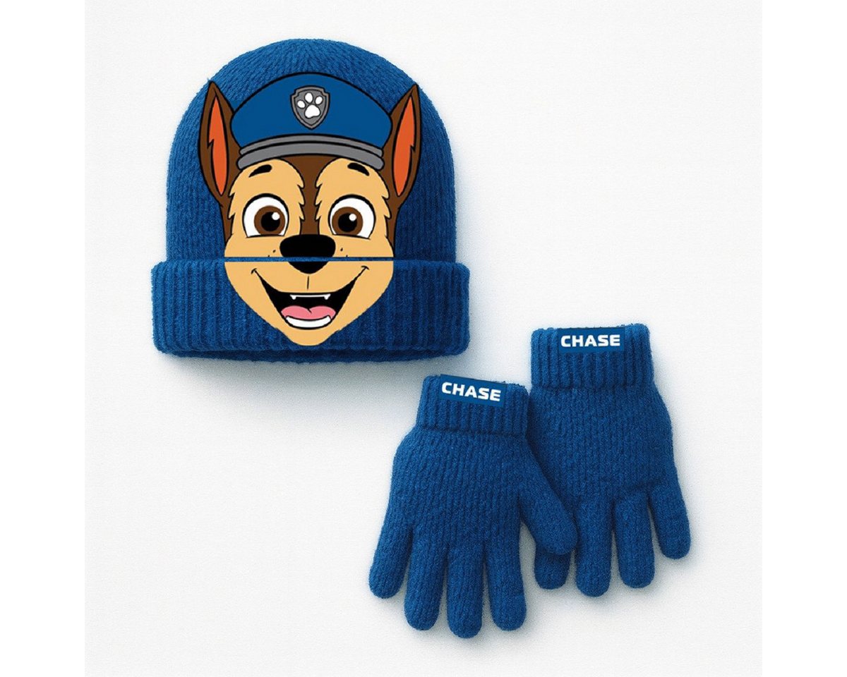Cerda Beanie Paw Patrol 2er Set Kinder Winter Accessoire Mütze Handschuh von Cerda
