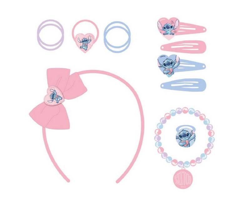 Cerda Beautycase Lilo & Stitch Beauty-Set – Styling-Accessoires für Kinder (10-tlg) von Cerda