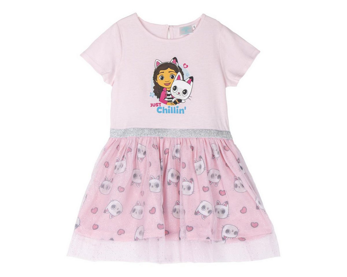 Cerda Bodykleid Gabby’s Dollhouse Kinder Kleid 100 % Baumwolle Sommer Freizeitkleid von Cerda