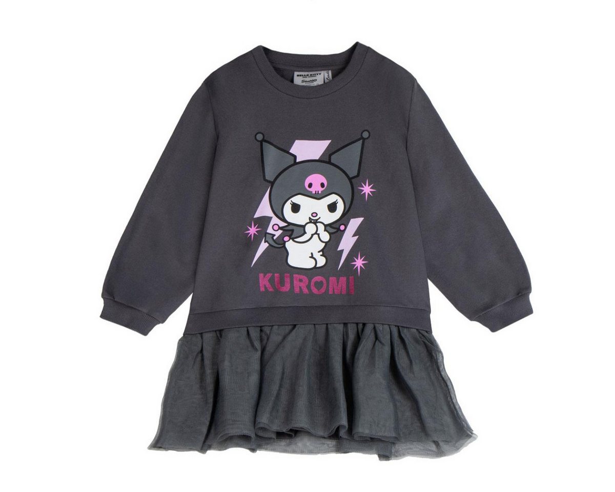 Cerda Bodykleid Hello Kitty Kuromi Mädchen Sweatshirt weich warm Baumwollmix Freizeit von Cerda