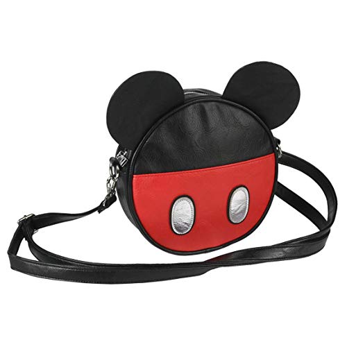 Cerdá Bolso Bandolera Mickey Rucksack, 18 cm, Schwarz (negro) von CERDÁ LIFE'S LITTLE MOMENTS