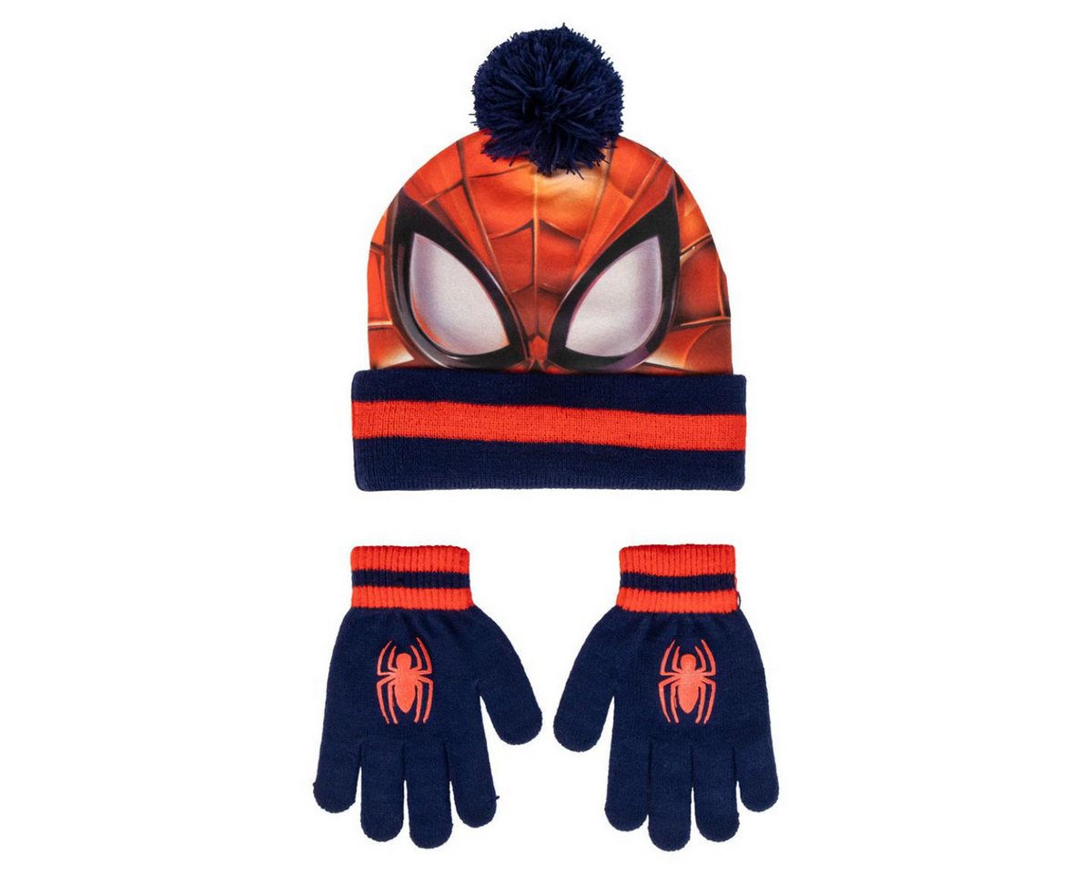Cerda Bommelmütze Spiderman 2er Set Kinder Winter Accessoire set mit Handschuh Cerda Bommelmütze Spiderman 2er Set Kinder Winter Accessoire set mit Handschuh von Cerda