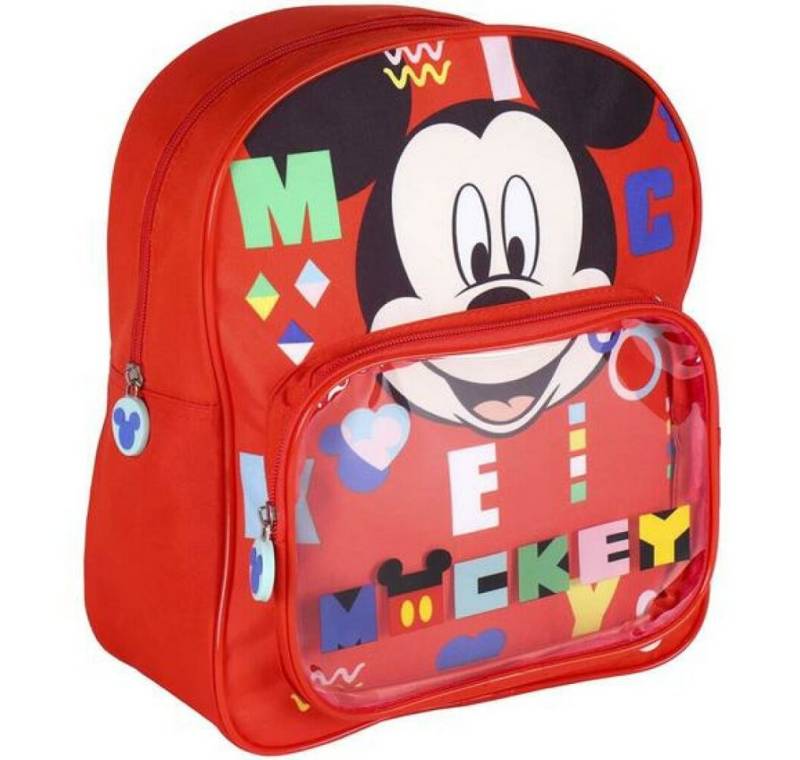 Cerda Daypack Schulrucksack Mickey Mouse Rot (25 x 30 x 12 cm) von Cerda