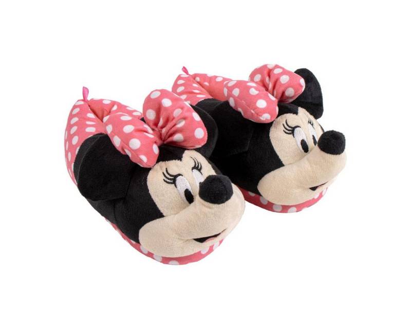 Cerda Disney Minnie Kinder Hausschuhe 3D Applikation, warme Hausschuhe Pantoffel von Cerda