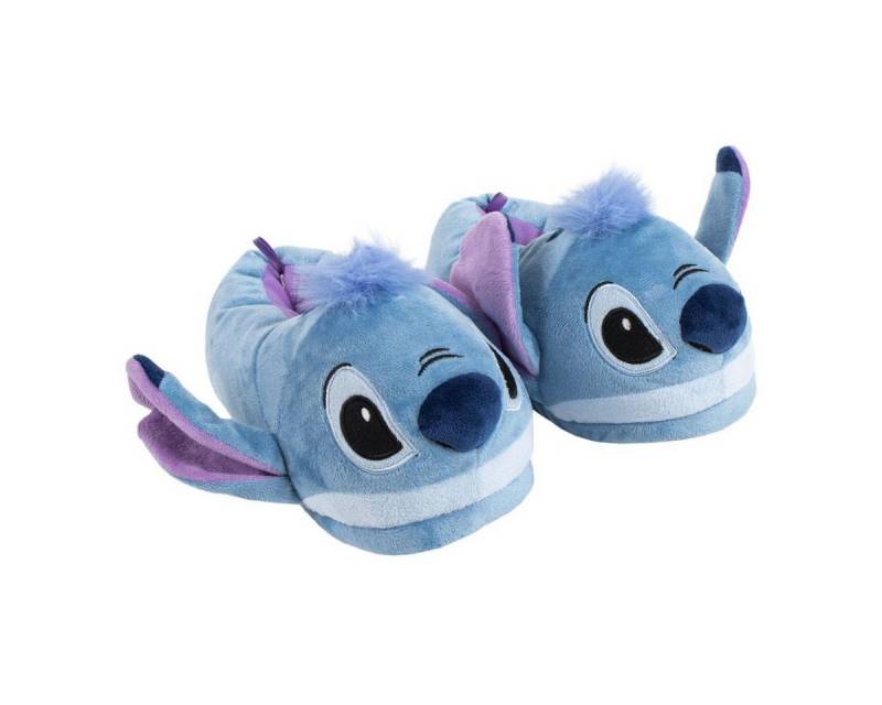 Cerda Disney Stitch Pantoffeln – weiche Hausschuhe mit 3D-Kopf Pantoffel von Cerda