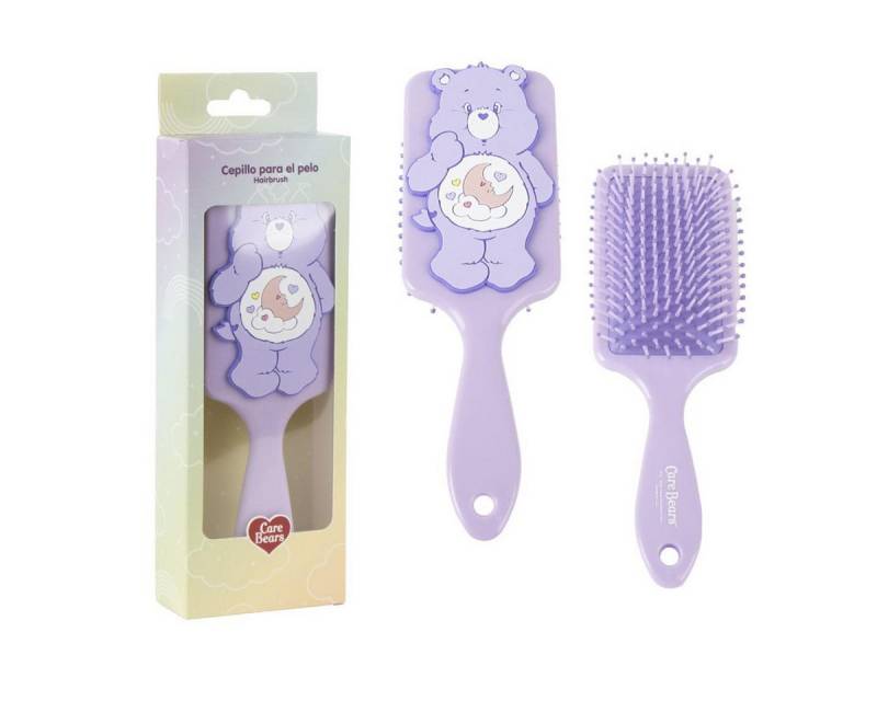 Cerda Haarbürste Care Bears Entwirr-Bürste rechteckig Haarpflegebürste für langes Haar von Cerda