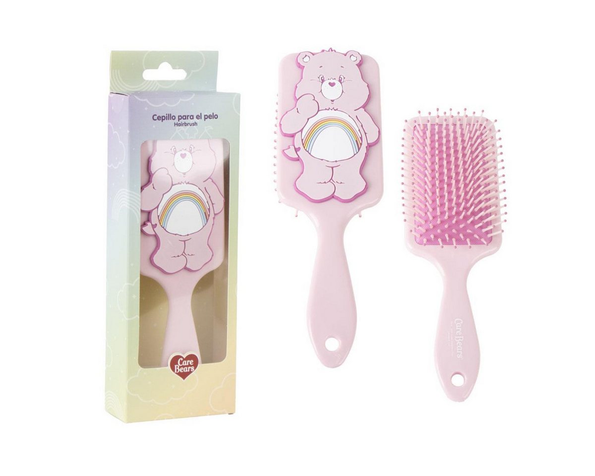 Cerda Haarbürste Care Bears Entwirr-Bürste rechteckig Haarpflegebürste für langes Haar von Cerda