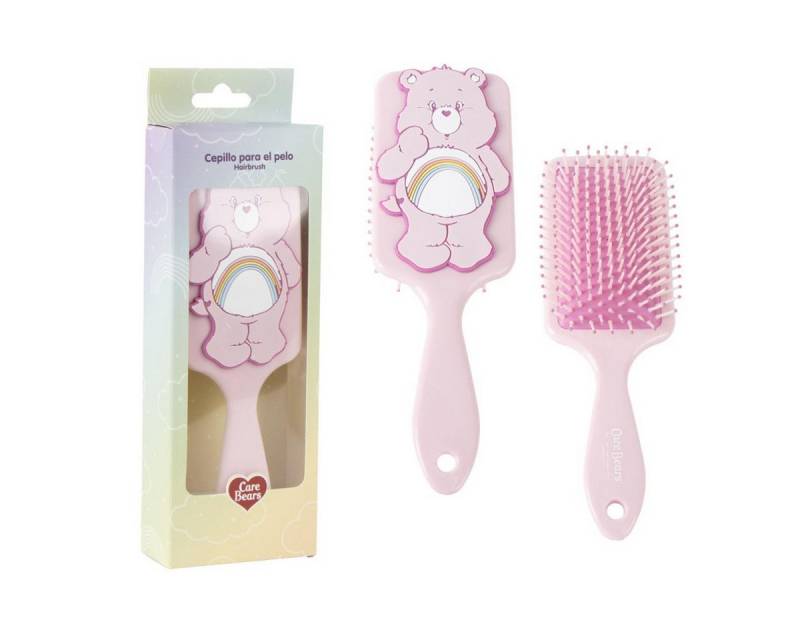 Cerda Haarbürste Care Bears Entwirr-Bürste rechteckig Haarpflegebürste für langes Haar von Cerda