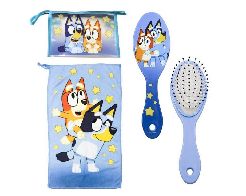 Cerda Haarbürsten-Set Bluey Accessoires-Set Kamm & Styling-Zubehör Tasche für Mädchen von Cerda