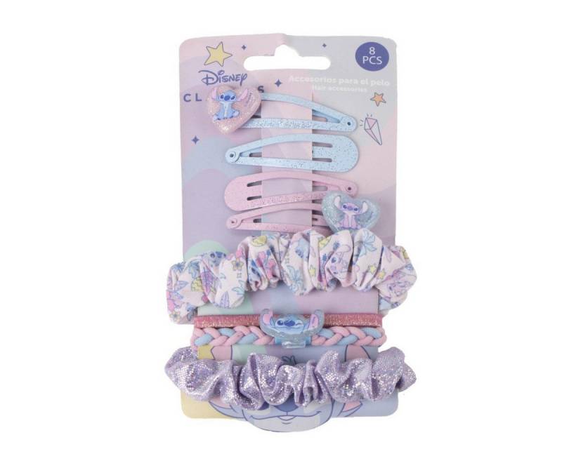 Cerda Haarclip Lilo & Stitch Haarclips Set 8-teiliges Kinder Haar-Accessoire von Cerda