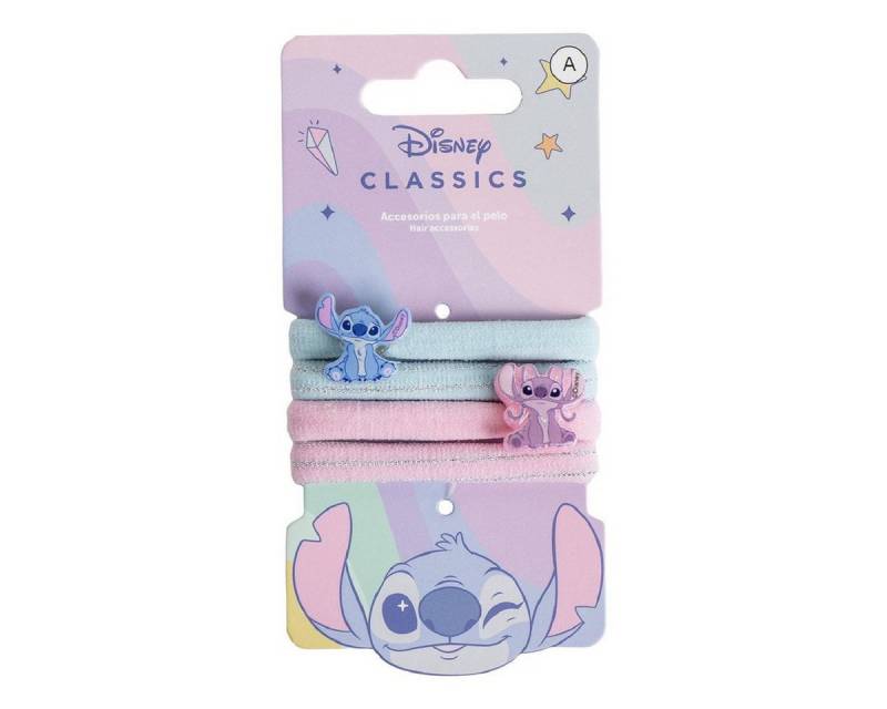 Cerda Haargummi Lilo & Stitch Set – 4 Stück elastische Haarbänder für Kinder, 4-tlg. von Cerda