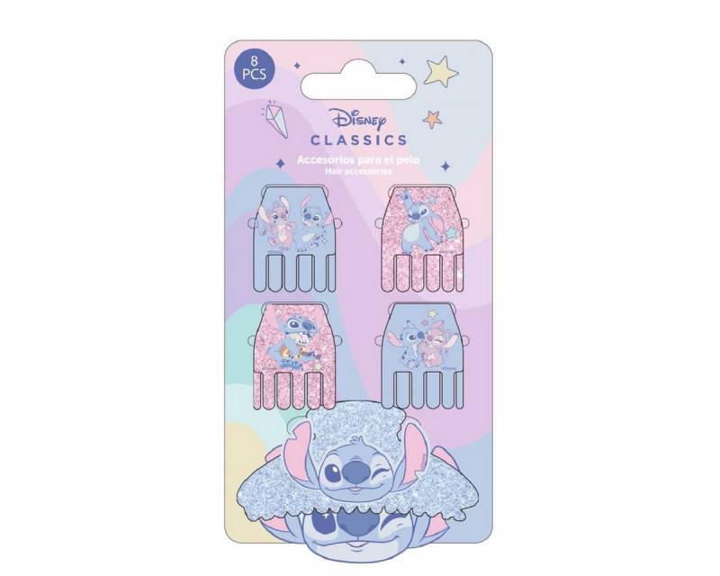 Cerda Haarklammer Lilo & Stitch Haarclips Set 5-teiliges Kinder Haar-Accessoire, 5-tlg. von Cerda