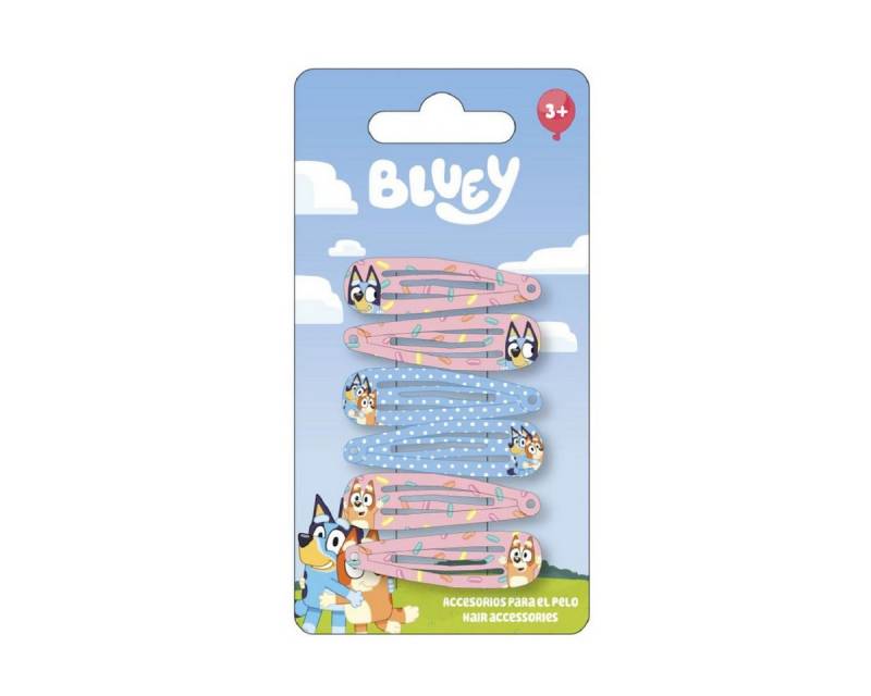 Cerda Haarspange Bluey Haarspangen Set 6-teiliges Haarschmuck-Set für Kinder & Mädchen, 6-tlg. von Cerda