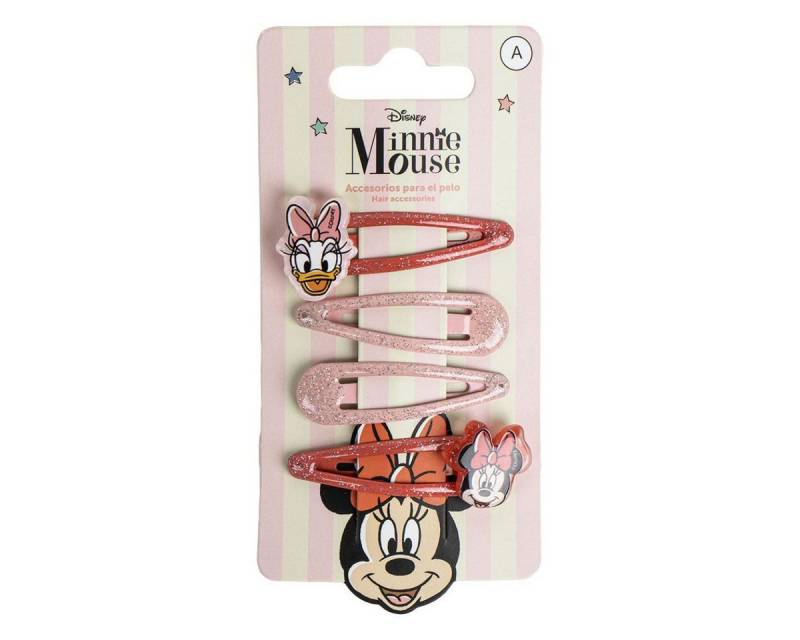 Cerda Haarspange Disney Minnie Mouse Haaraccessoires – 4 Stück von Cerda