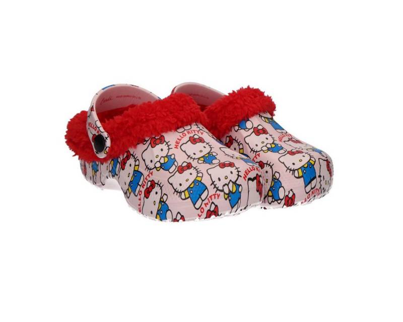 Cerda Hello Kitty Clogs Kinder – Hausschuhe mit Fleece, Indoor Slipper, warm Clog von Cerda